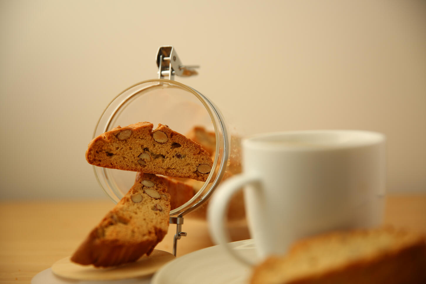 UK South East food photography - Freshly baked cantuccini