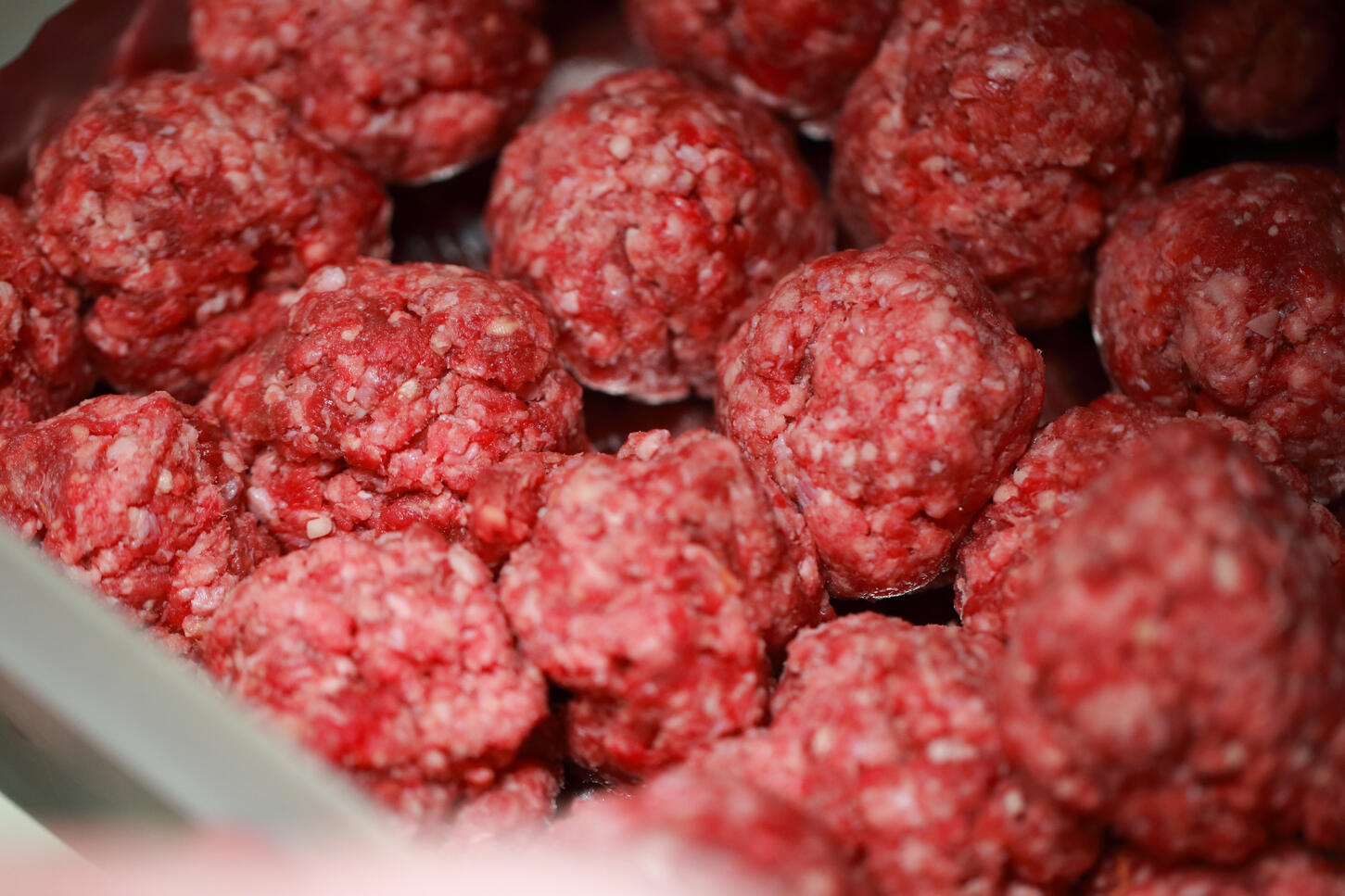 Close-up of freshly cut green vegetable stems showing texture and moisture