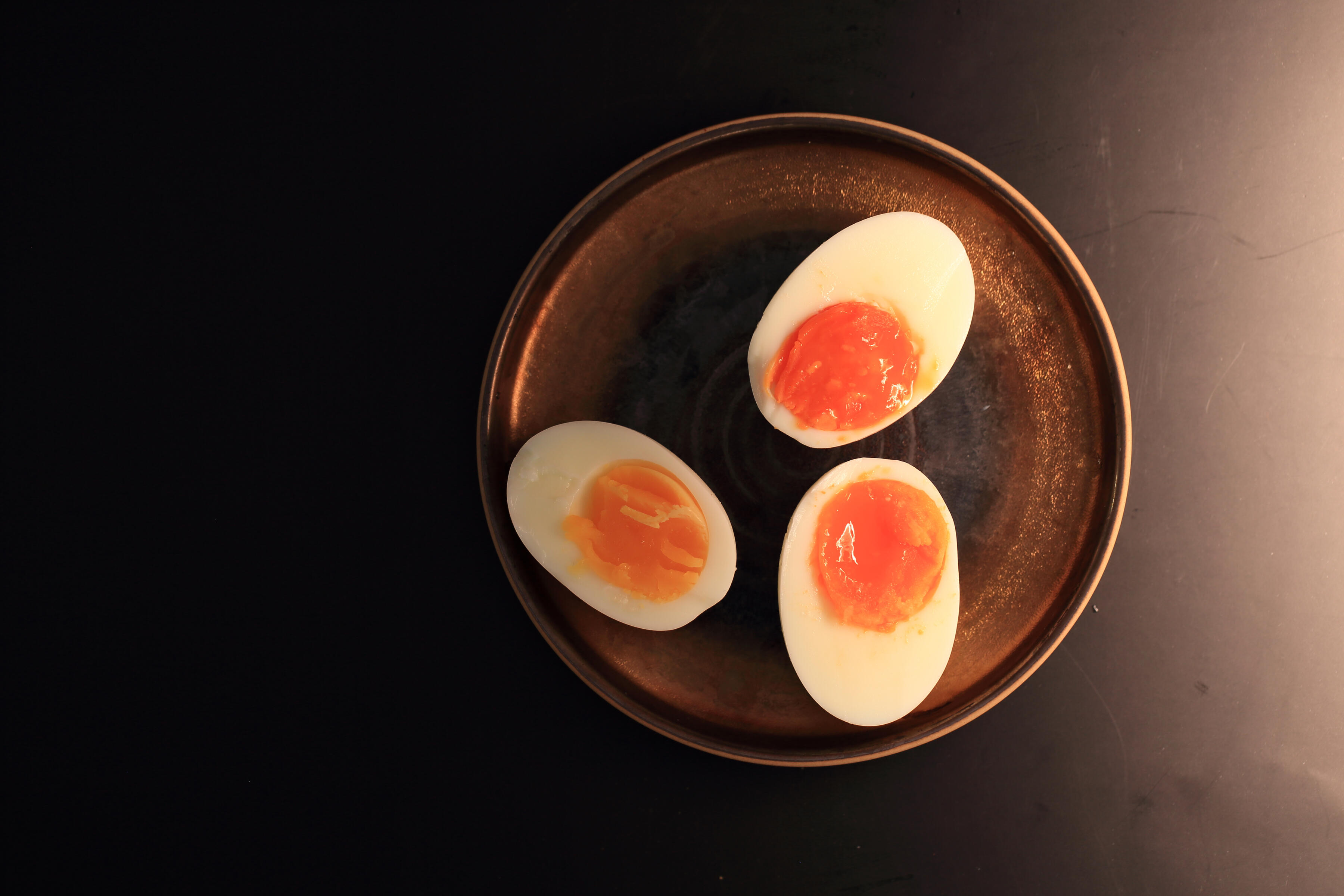 Carrot study Boiled eggs in shadow