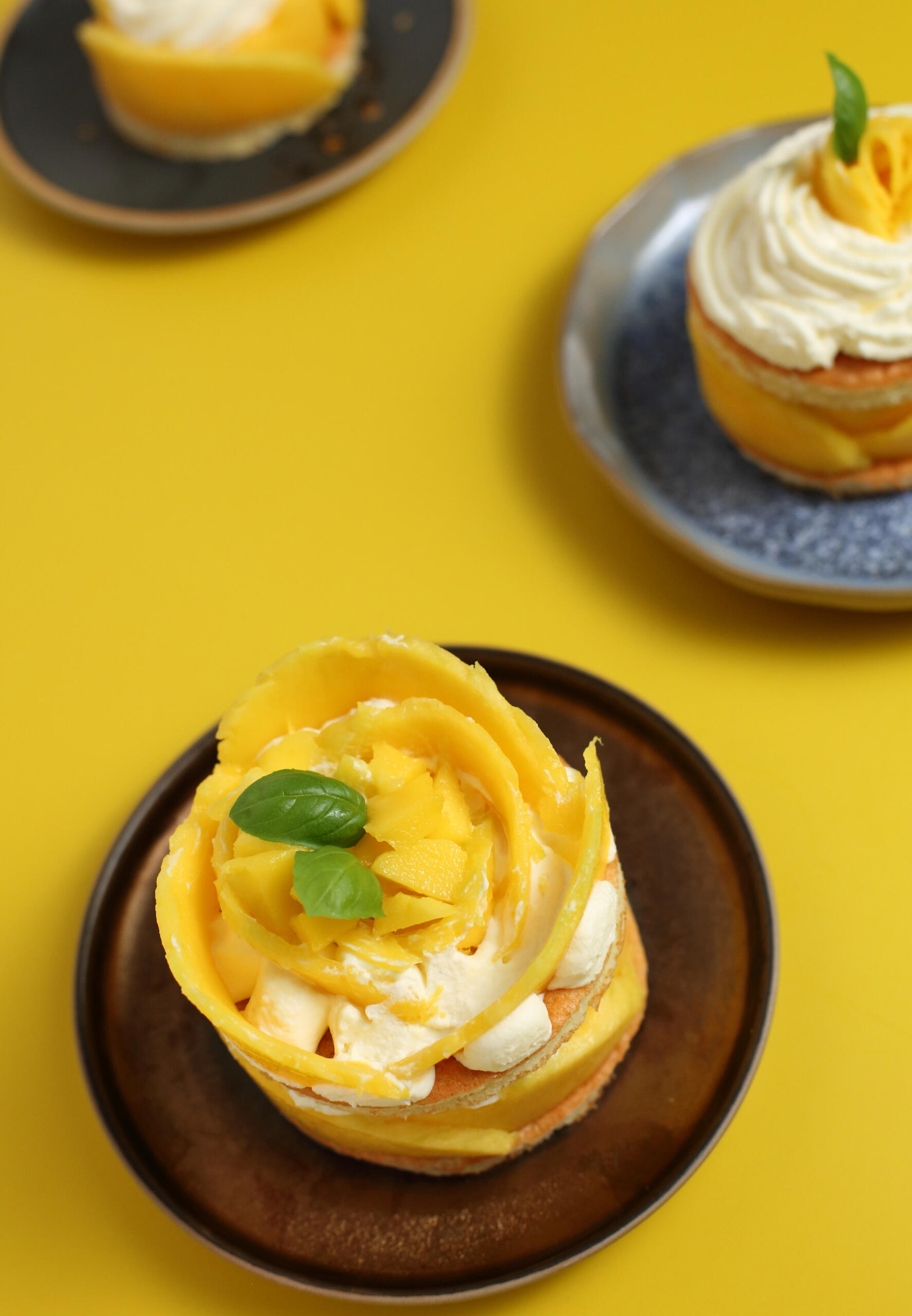 UK South East food photography - Summer mango cupcake UK South East food photography - Summer mango cupcake